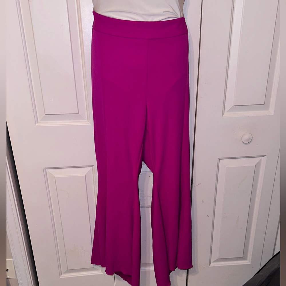 Hot Pink Wide Leg Pants